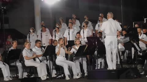 U.S. Navy Band "Concert On the Avenue" August 2, 2022 Armed Forces Medley
