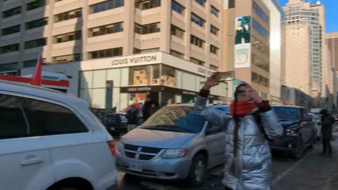 Freedom Convoy 2022 - Live In Ottawa At Trucker Protest