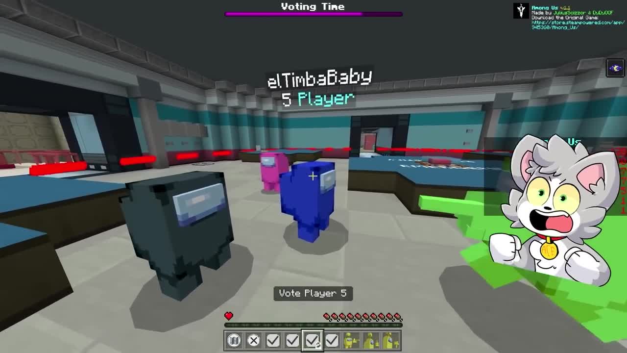 AMONG US pero en Minecraft 😱 [Me toca IMPOSTOR]