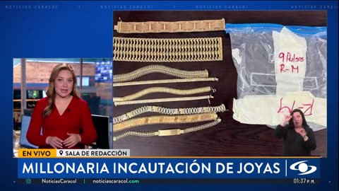 1.200 joyas que pertenecerían a Jorge Luis Alfonso, hijo de Enilce López, fueron incautadas
