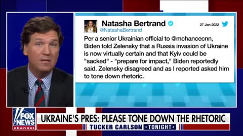 Tucker: The Media Thinks We and The President of Ukraine Are Agents of Russia