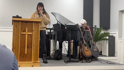 Jeann Andrews at Pastor Bob Joyce Church 10/8/23