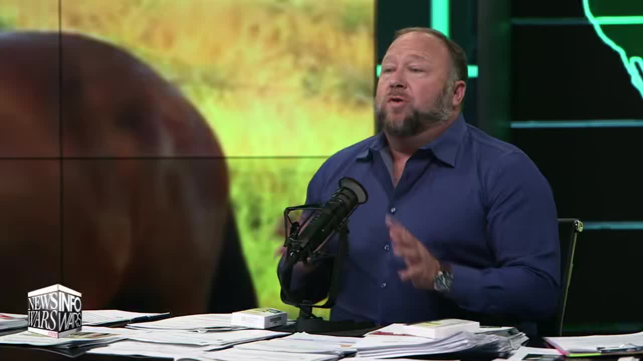 Alex Jones Takes Ivermectin Horse Paste ON AIR (Reupload)