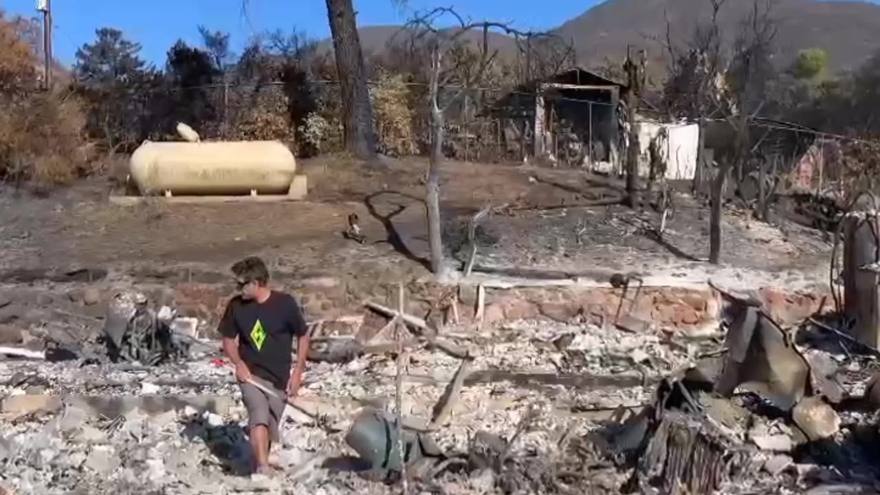 AIRPORT FIRE burnt our house down