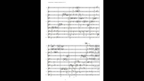 Enrique Granados – El Fandango de Candil (Saxophone Octet + Piccolo & Flute)