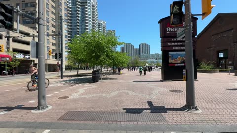 Toronto Waterfront Walk in Downtown
