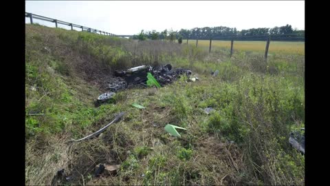 Lamborghini First Ever accident at 330Kmpl