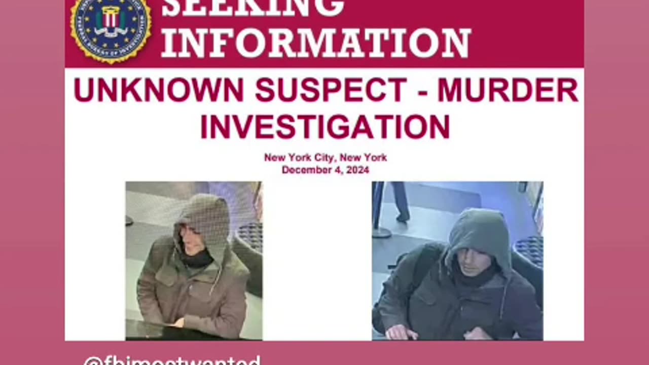 Most fbi wanted post on fbi ceo killier looking for reward 12/7/24