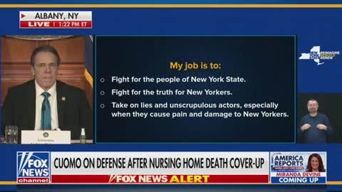 Andrew Cuomo blames misinformation