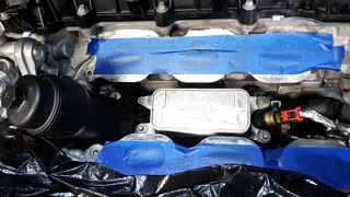 Vans Vid 3 Just finished Resealing Oil cooler with Fel-Pro Seals...