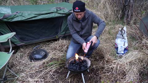 Camping At Abandoned Oil Well