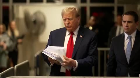 PRESIDENT TRUMP'S FULL STATEMENT AT COURT TODAY