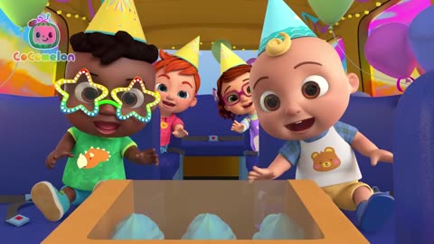 Wheels on the Birthday Bus Song! 🎂 Happy Birthday JJ! | CoComelon Nursery Rhymes & Kids Songs