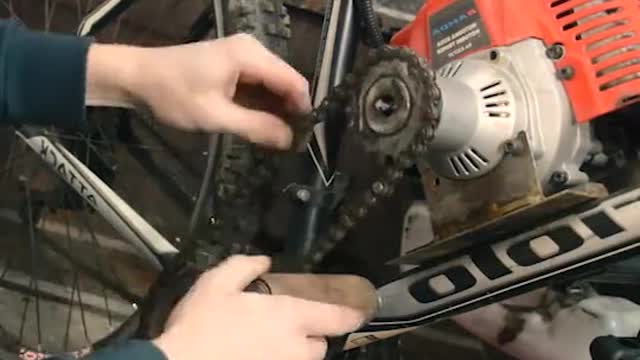 Fuel burning bicycle retrofit to build the fourth episode