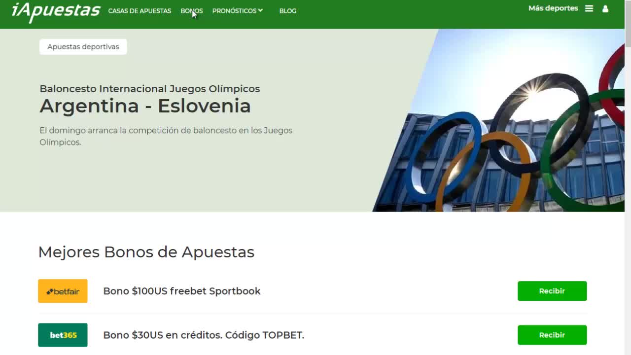 iApuestas - Web de apuestas deportivas