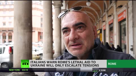 Italians denounce lethal aid to Ukraine as West pumps it with more weapons