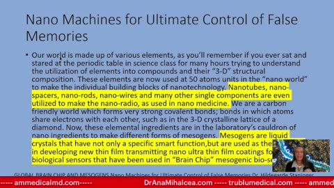 Presentation by Dr. Mihalcea MD PhD at TRUTH TO BE TOLD Targeted Individuals Symposium Jan 2024