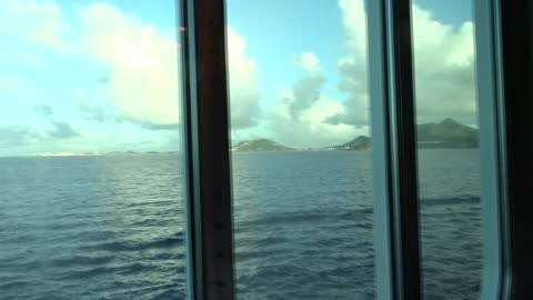 I see Sint Maarten for the first time since the Hurricane from the Norwegian Bliss!