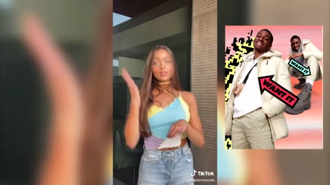 cute chick, pretty girls dancing , big one showoff, #tiktokchallenge