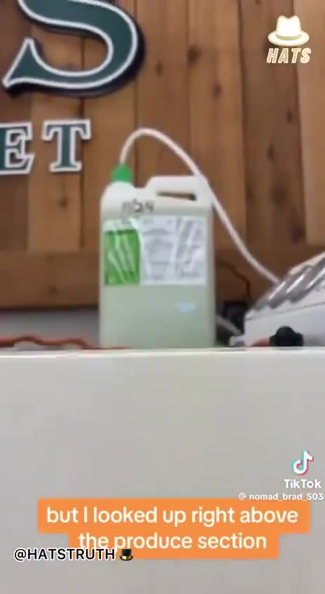 They are spraying your organic produce with chemicals right in the grocery store.