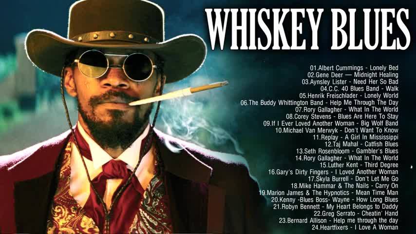 [Warning] (Music For Men)🔴Whiskey Blues Music | Best of Slow Blues/Rock