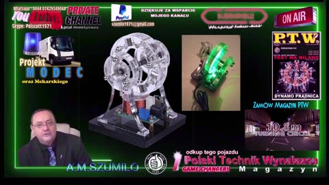 Magnetic Suspension Hall Motor Engine 12 V / 3 AMP