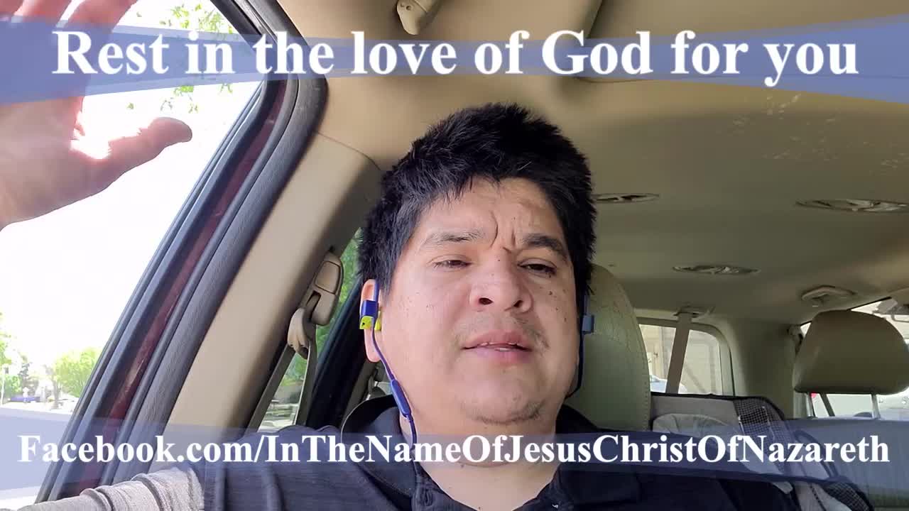 Rest in God's love for you