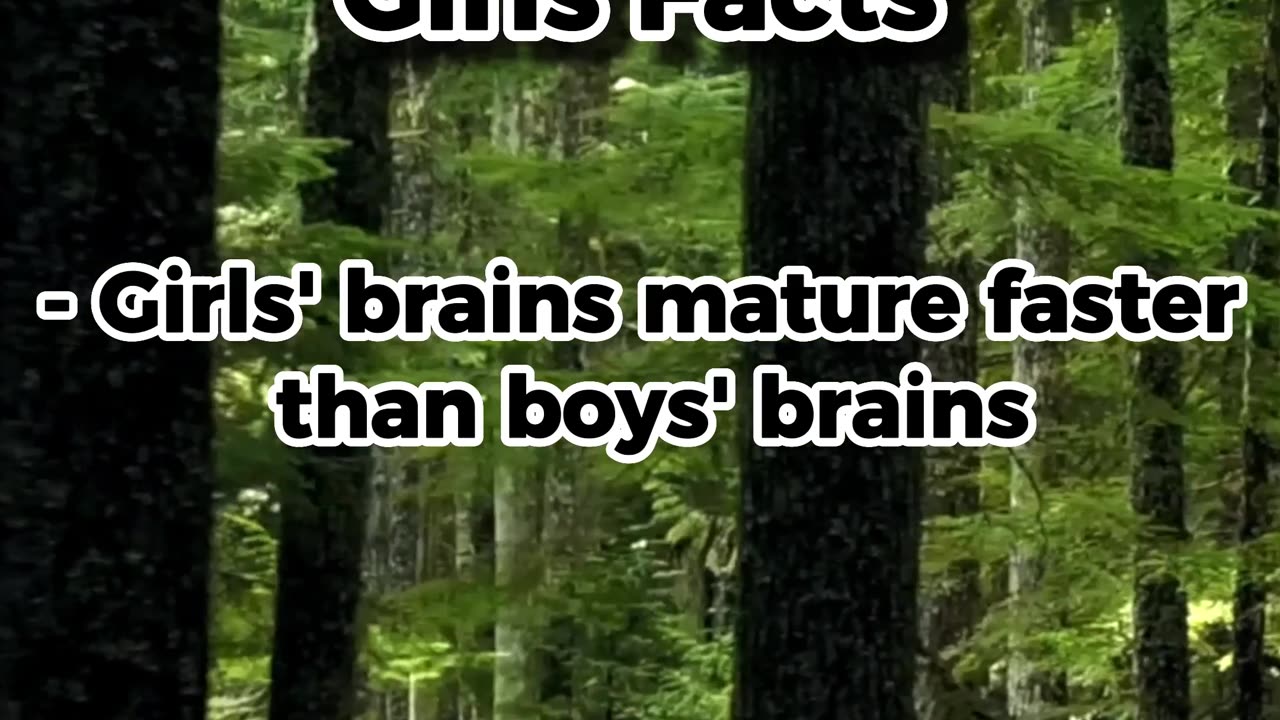 Do girls mature emotionally faster than boys due to differences in brain development? 👇🏻 #girlsfact