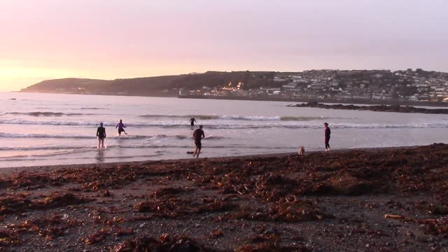 (With Music) - Sunrise Xmas Day 2019 Penzance Bay