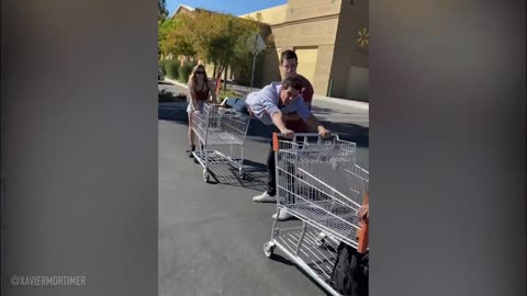 He FLOATS through the store.. employees FREAK OUT