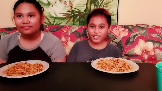 🔴Spaghetti Eating Challenge❗❗