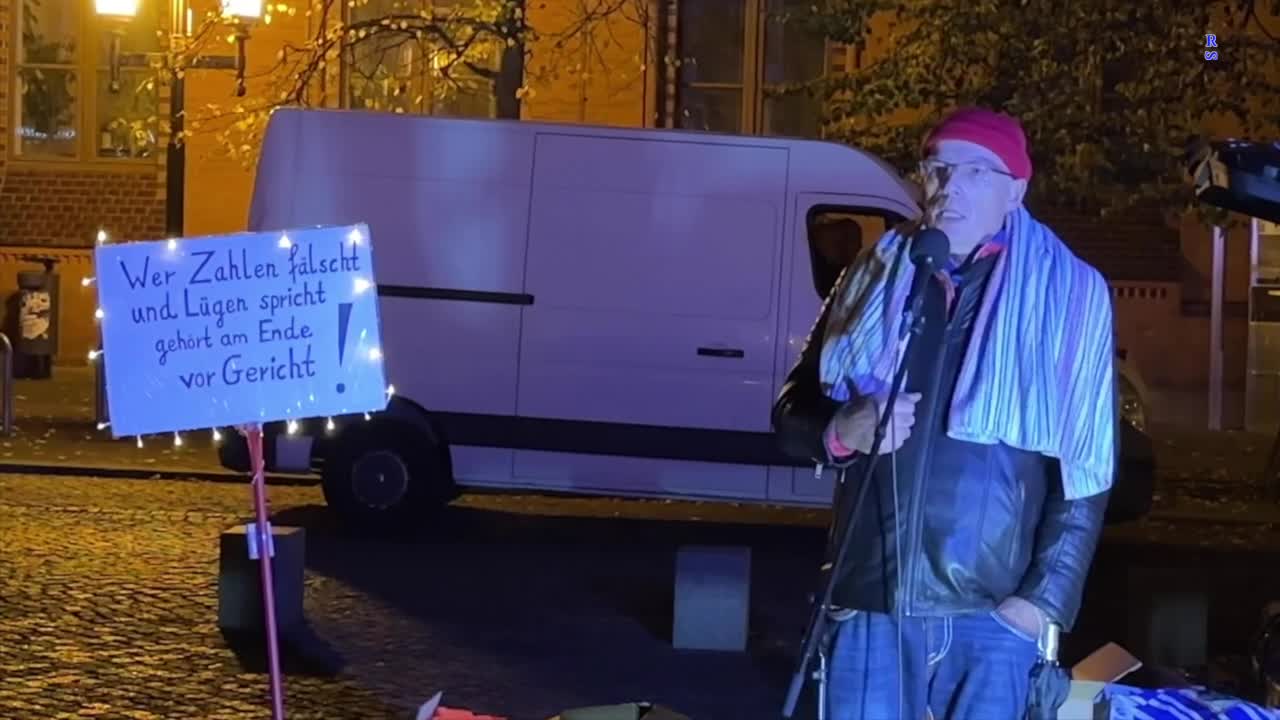 Greifswald - Heiko mit seinem heutigen Redebeitrag 17-10-2022