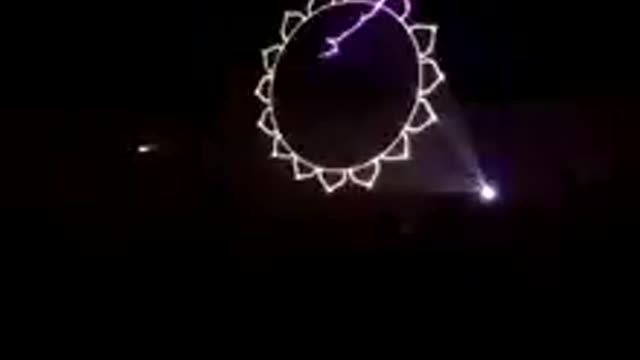 Laser light show in Ayodhya