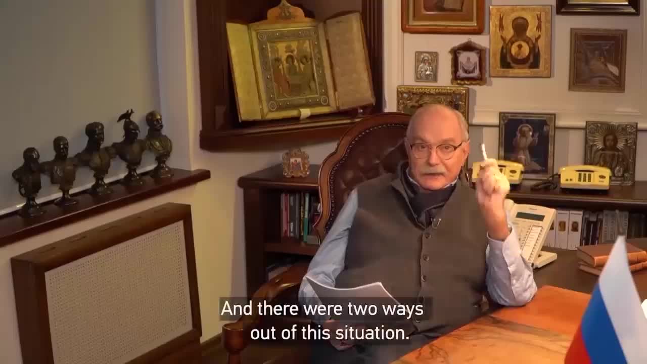 Academy award winner Nikita Mikhalkov discusses rise of Nazism in Ukraine