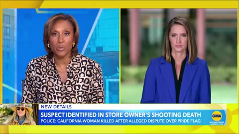 Suspect identified in fatal Pride flag shooting of California shop owner l GMA