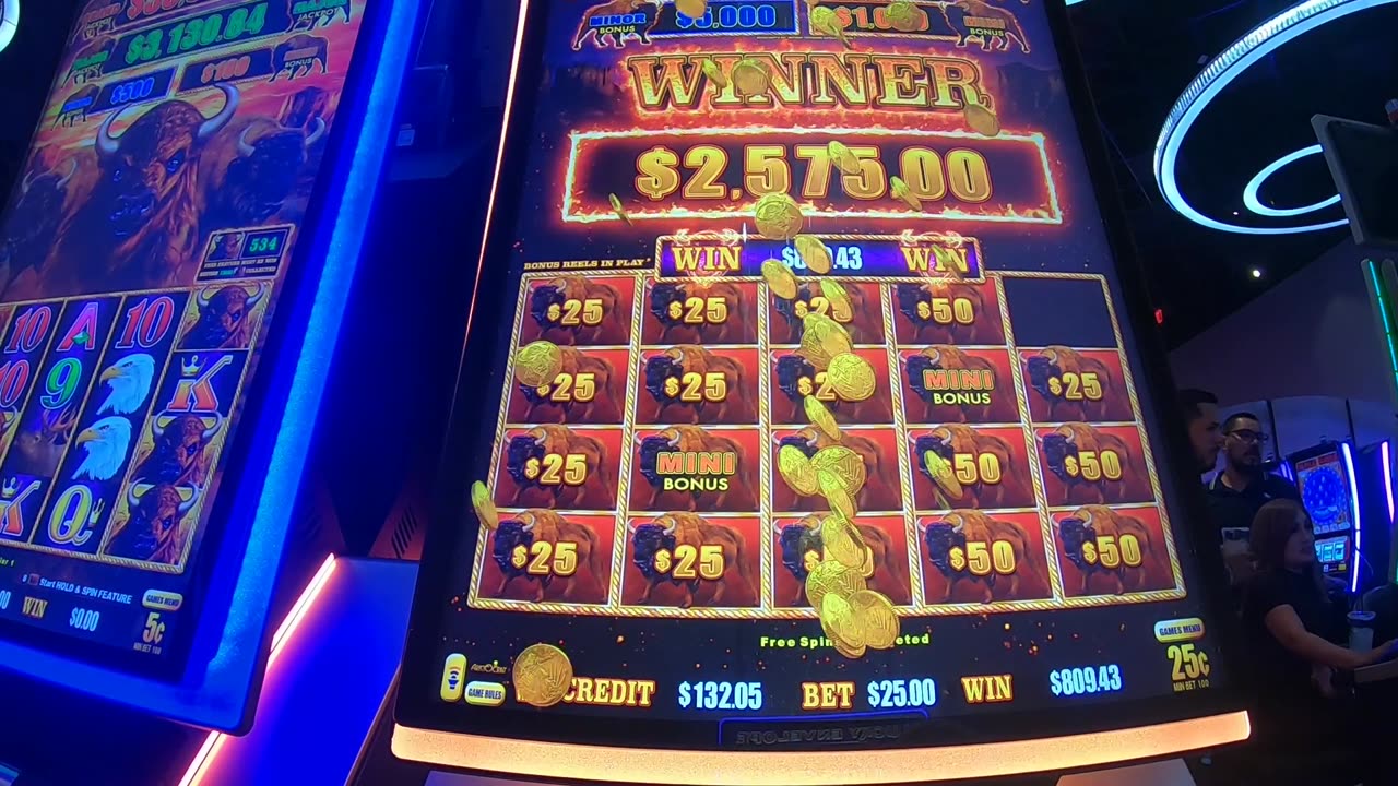 Buffalo Cash Slot Machine Play Bonuses Free Games!