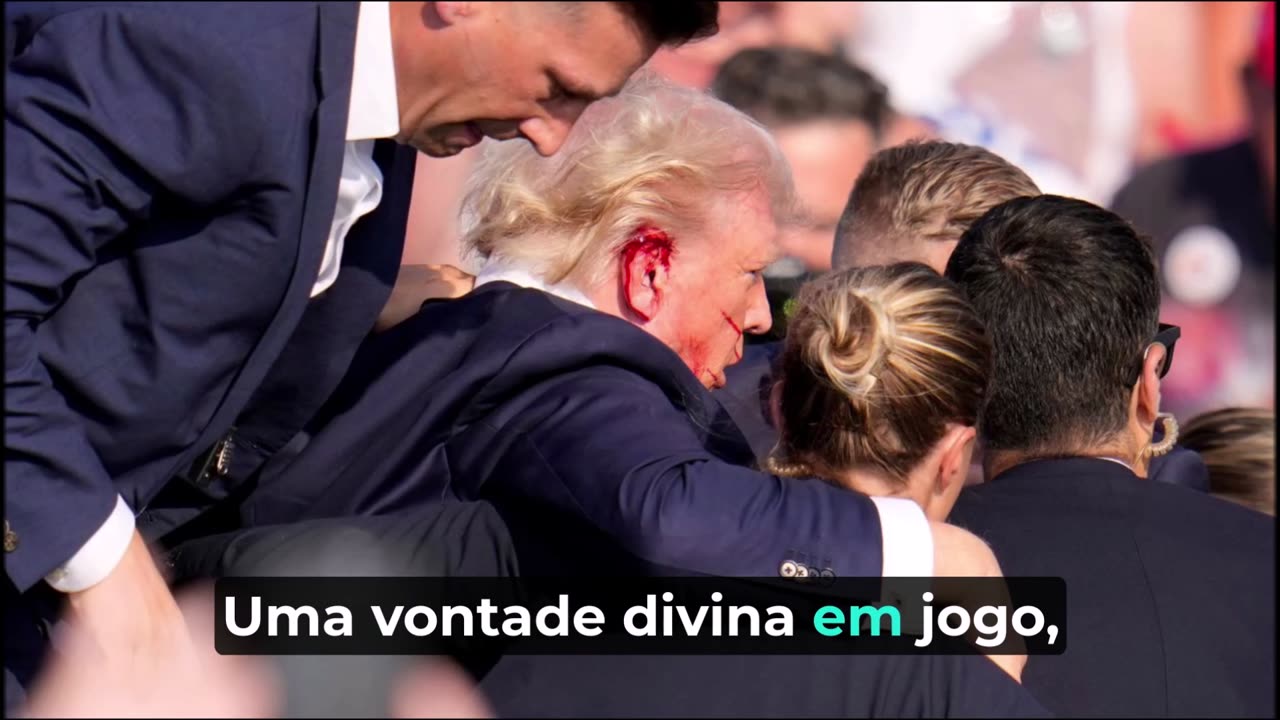 DEUS salvou Trump. Música country sobre o atentado durante o comício