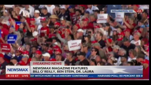 EPIC! Massive Crowd in Ohio Chants "Four More Years!" at First Trump Rally of Year