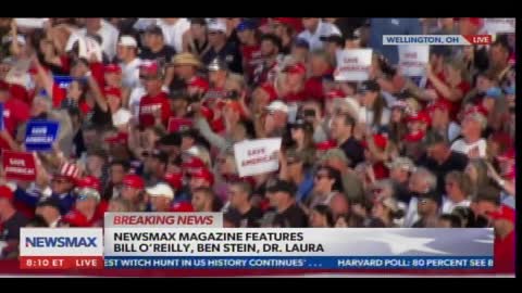 EPIC! Massive Crowd in Ohio Chants "Four More Years!" at First Trump Rally of Year