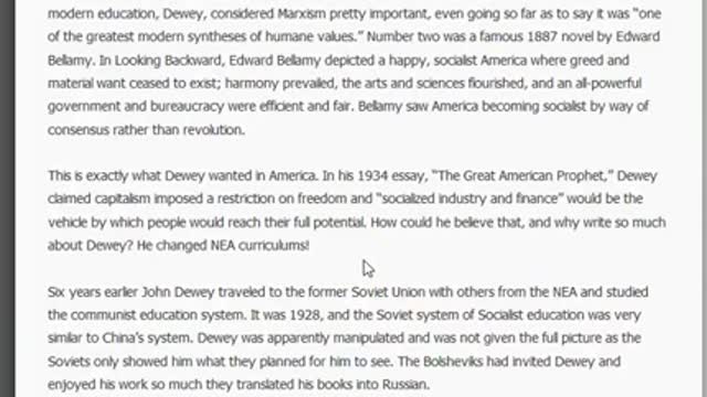 Education Pt. 3: How John Dewey & Socialism Influenced Public Education