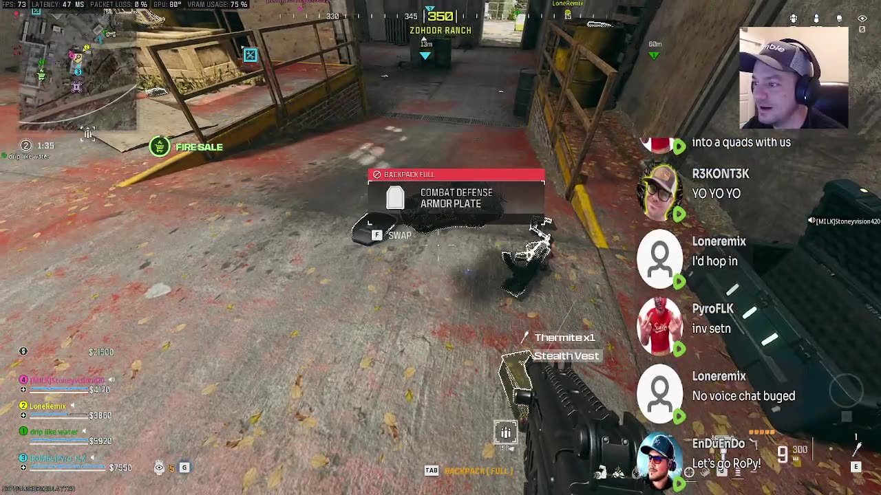 Call of Duty Resurgence LIVE! PS5 Remote with PC!