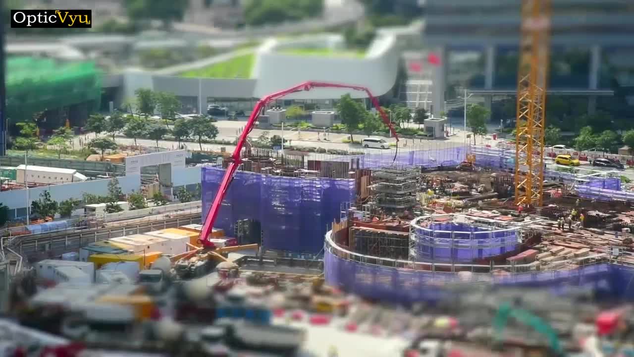 Construction Time lapse Video - OpticVyu