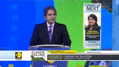 WION's CEO & editor-in chief Sudhir Chaudhary delivers