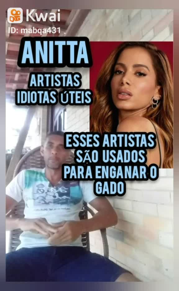 ANITTA e Artistas Idiotas Úteis-Direita e Esquerda é ilusão. A N0VA ORD£M MUNDIAL é Real