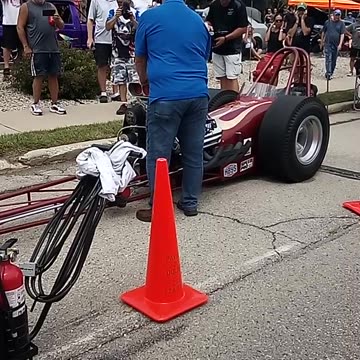 NITRO FUEL CARS RUNNING FIRST CAR AT LANNON FEST 7/28/24