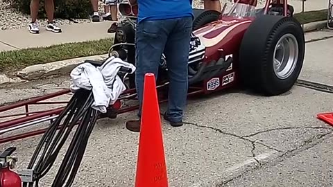NITRO FUEL CARS RUNNING FIRST CAR AT LANNON FEST 7/28/24