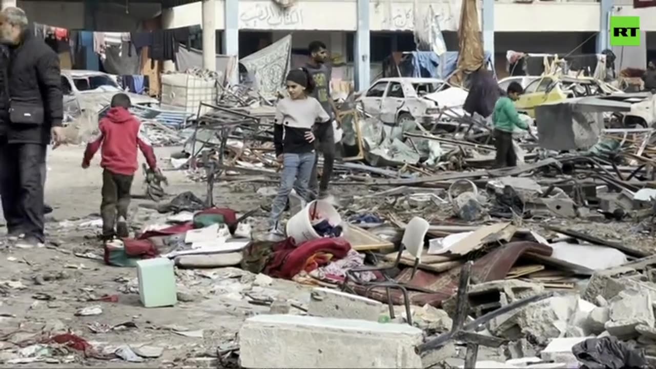 Ruins and Suffering: Al-Falouja UN School Siege Aftermath