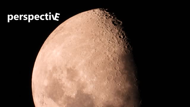 Close-up of moon in eclipse