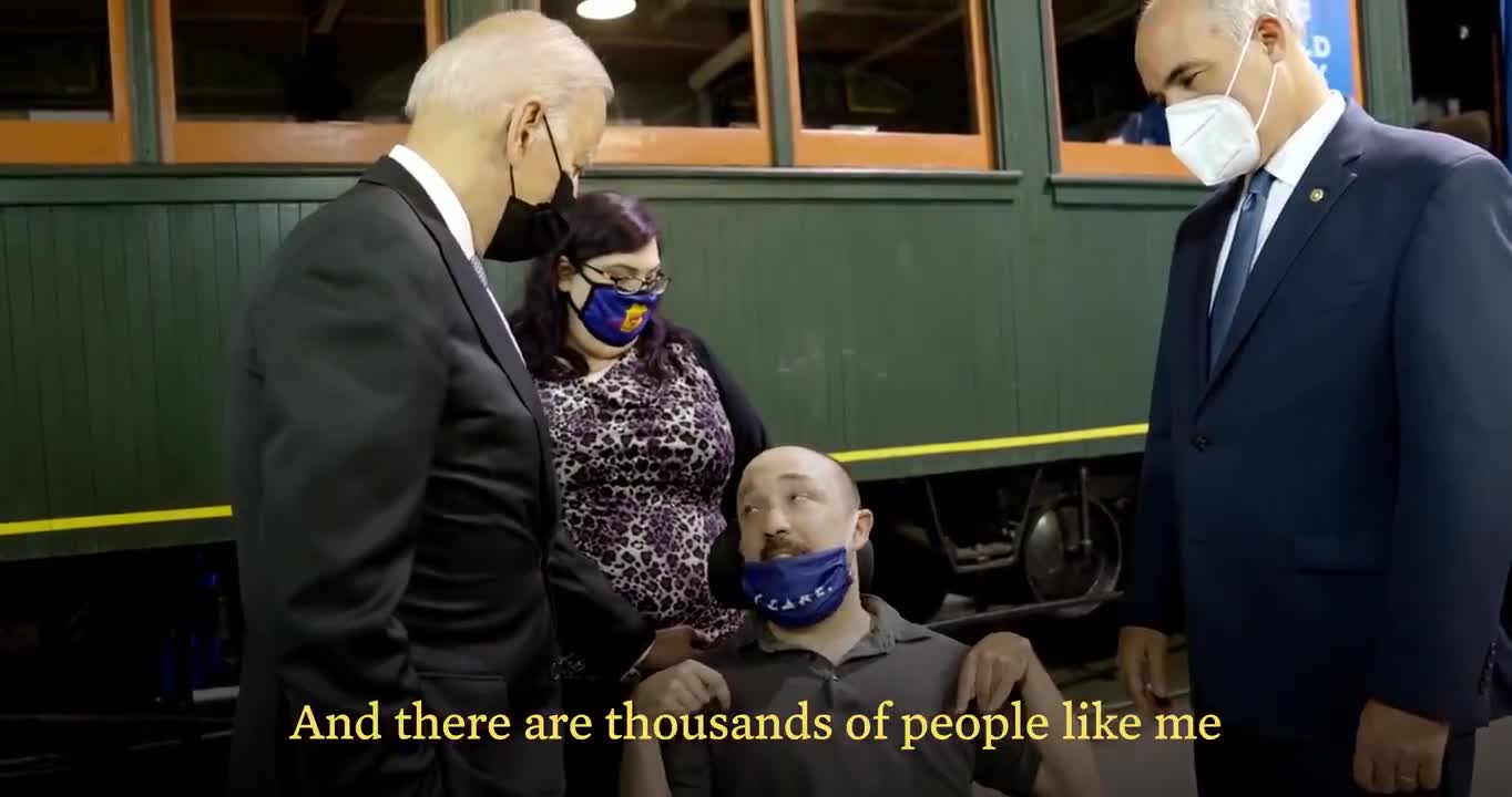 President Biden - I’m fighting every day to pass my Build Back Better Agenda for folks like Brandon…
