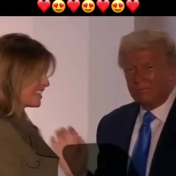 Donald Trump & Melania 🥰❤️ #donaldtrump #melaniatrump #barrontrump #trump #trump2024 #usa #shorts